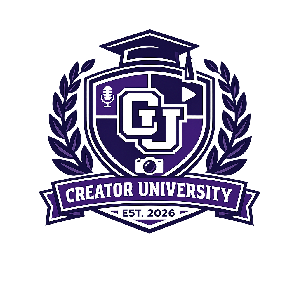 Creator University crest